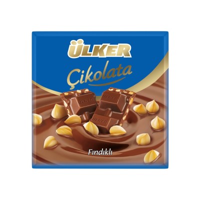 ULKER SQUARE HAZELNUT 60 GR x 36