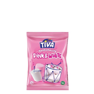 TIVA MARSHMALLOW PINK &amp; WHITE 140 GR x 12