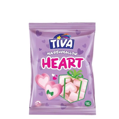 TIVA MARSHMALLOW HEART 140 GR x 12