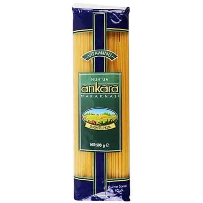 ANKARA MAKARNA VIT. SPAGHETTI 500 GR x 20