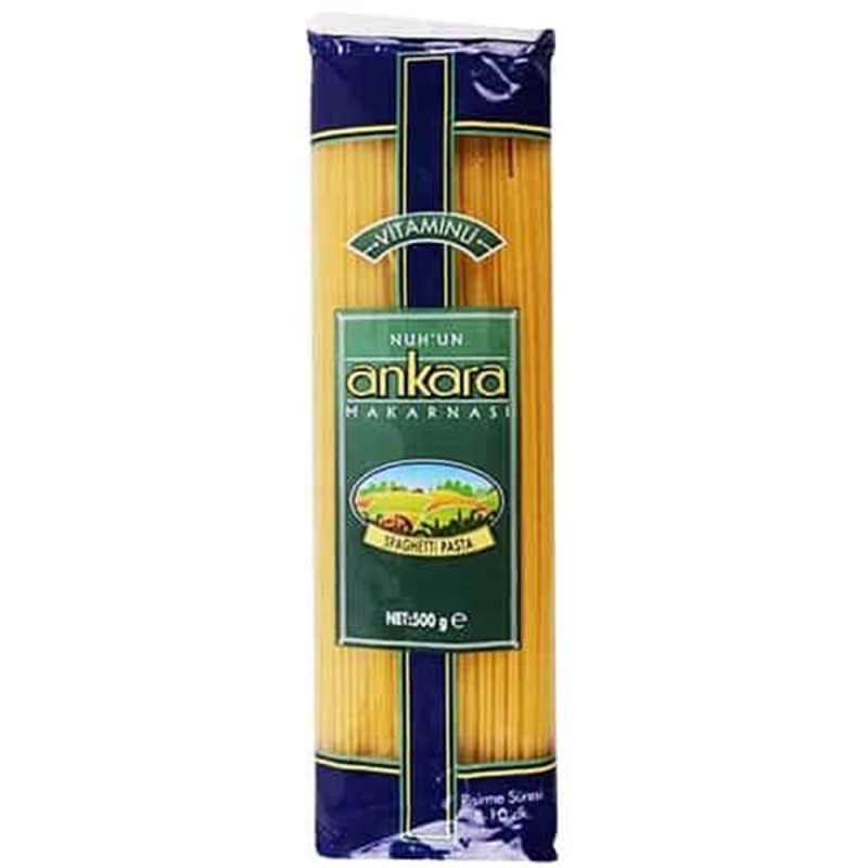 ANKARA MAKARNA VIT. SPAGHETTI 500 GR x 20